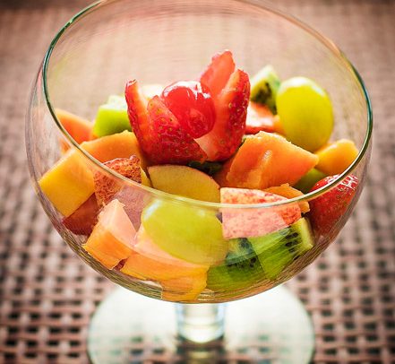 Sobremesa salada de frutas